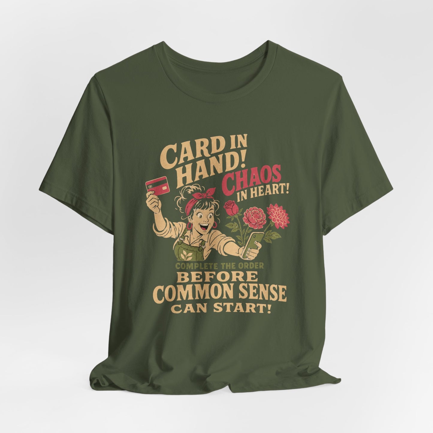 Card in Hand, Chaos in Heart Tee