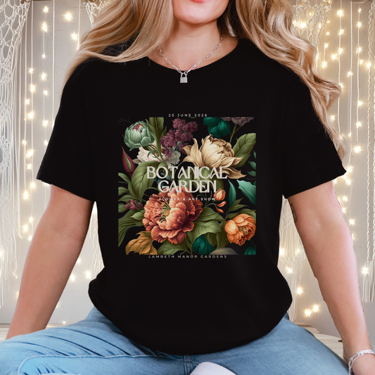 Botanical Garden Floral Tee — Vintage Garden Flowers Shirt