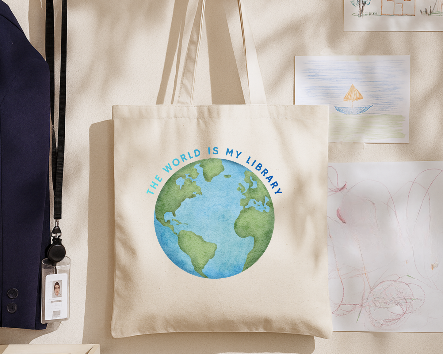 The World Is My Library Tote