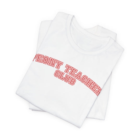 Peony Teacher Club T-Shirt