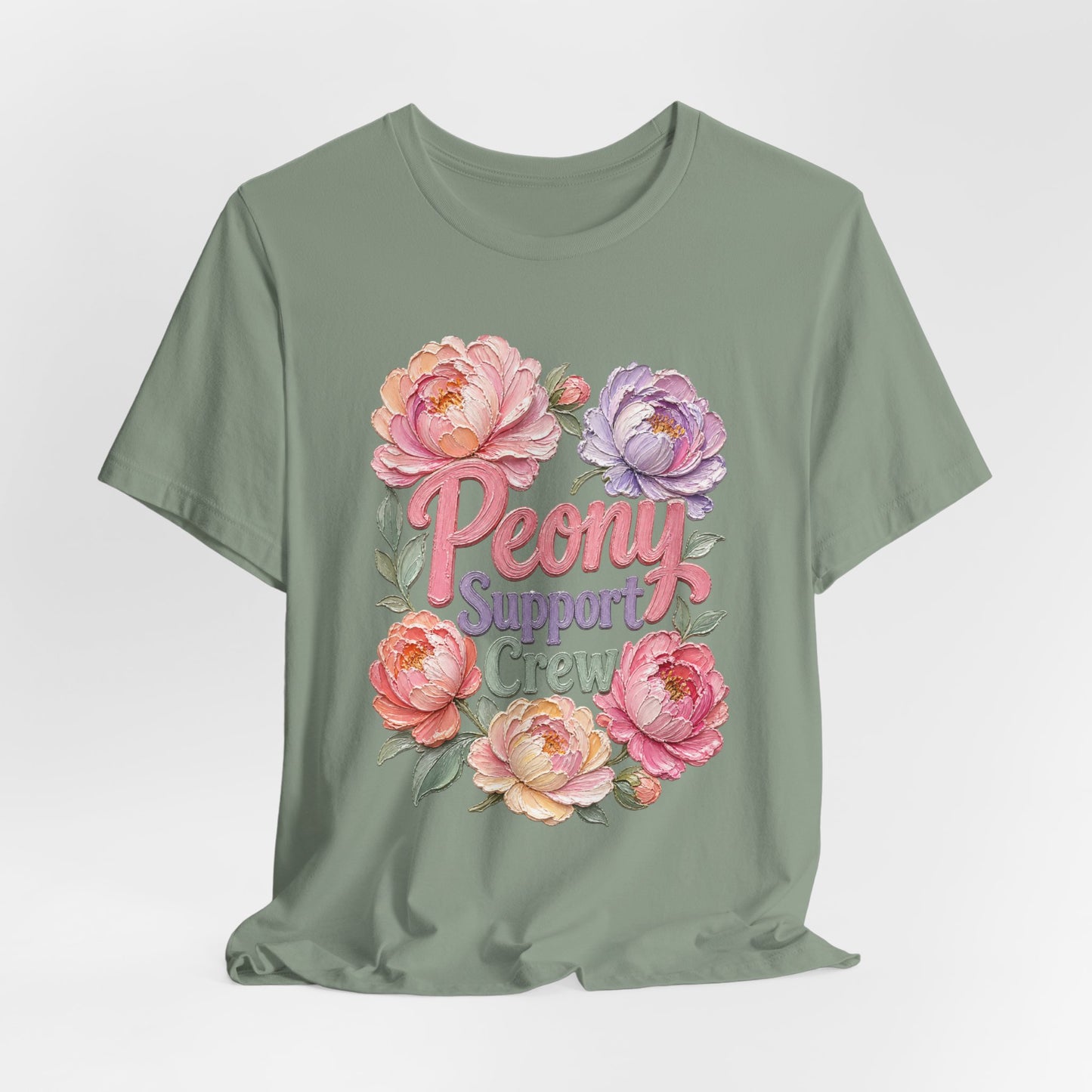 Peony Support Crew Tee