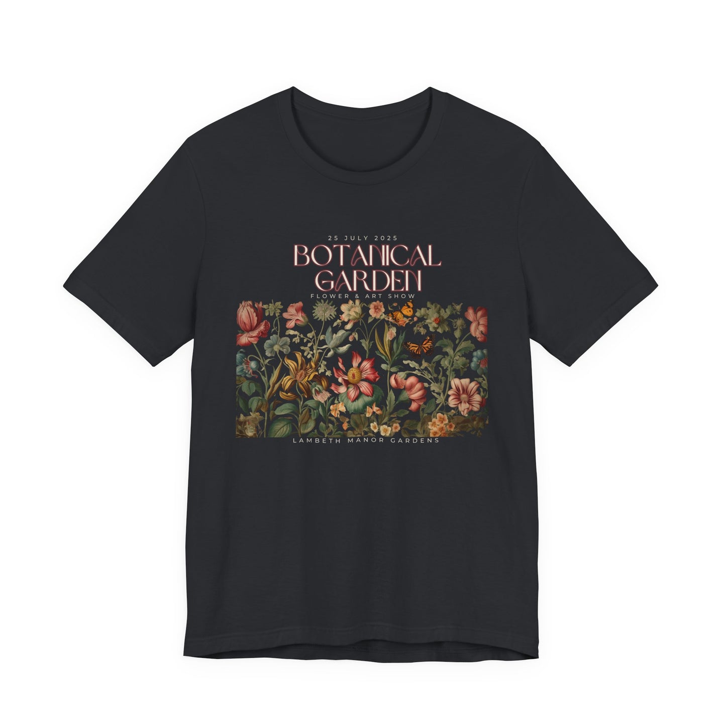 Botanical Garden Floral Tee — Vintage Flower Garden T-Shirt