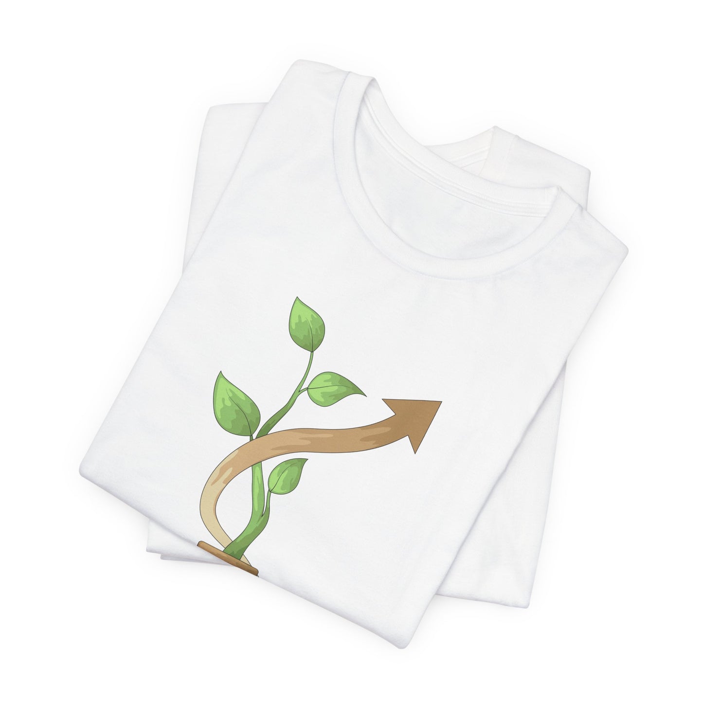 Nothing Grows in a Straight Line – Gardener's Unisex Tee
