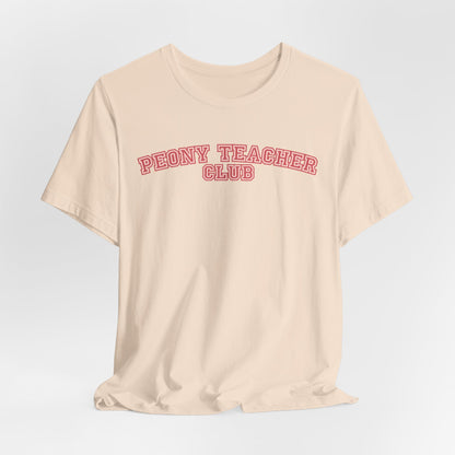 Peony Teacher Club T-Shirt