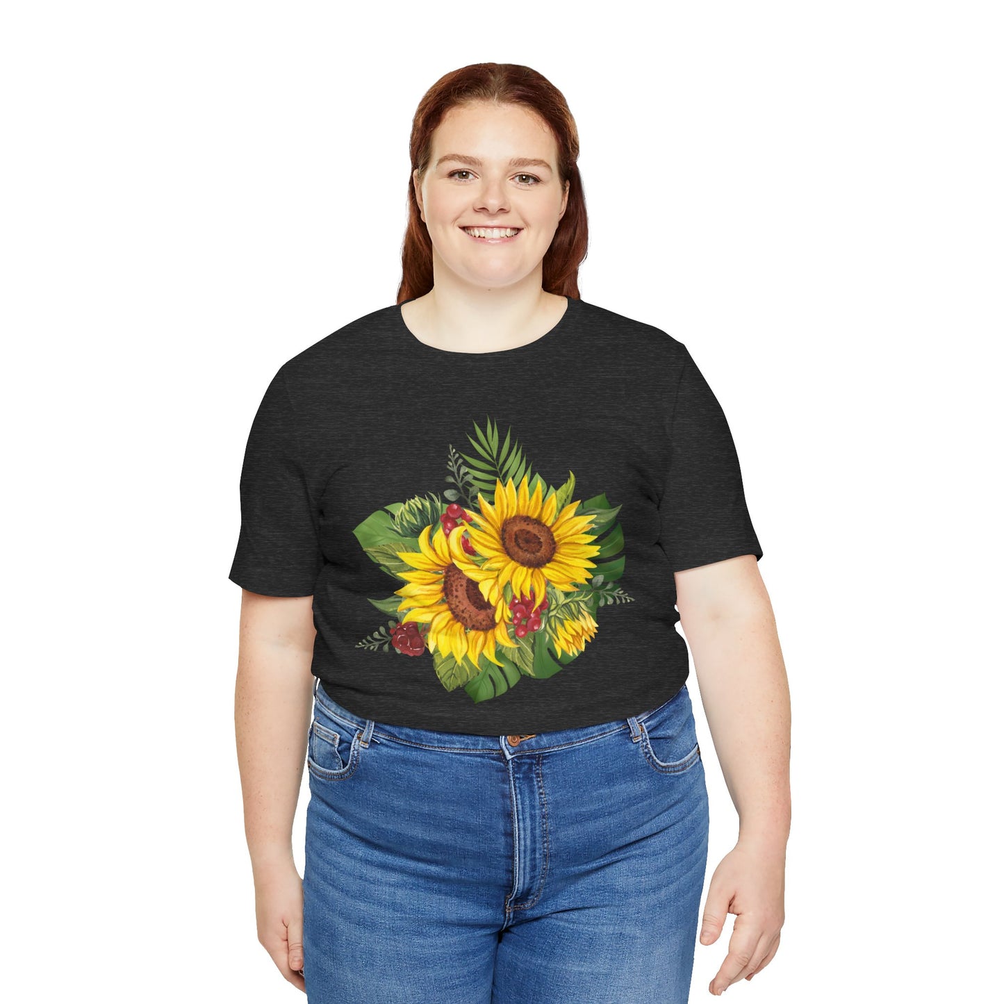 Sunflower Bouquet Tee – Floral Summer Graphic T-Shirt