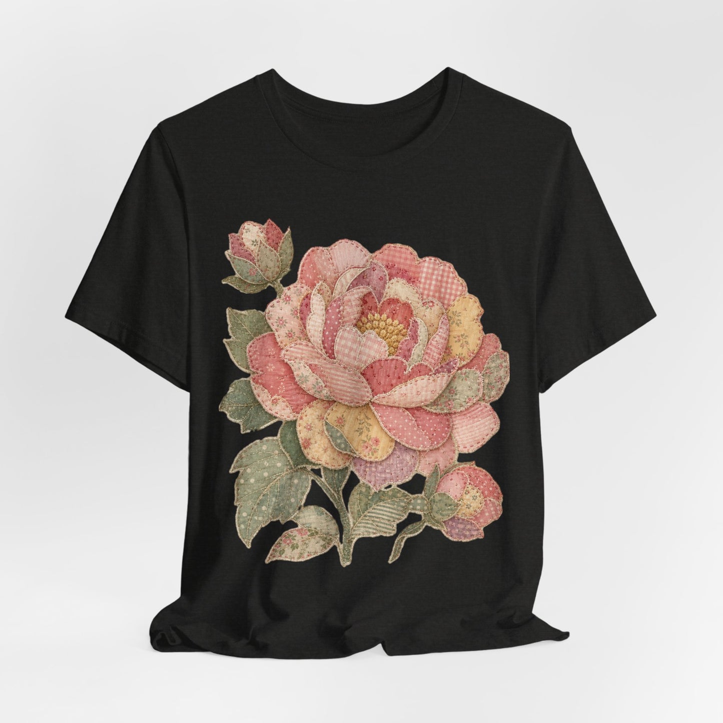 Patchwork Style Peony