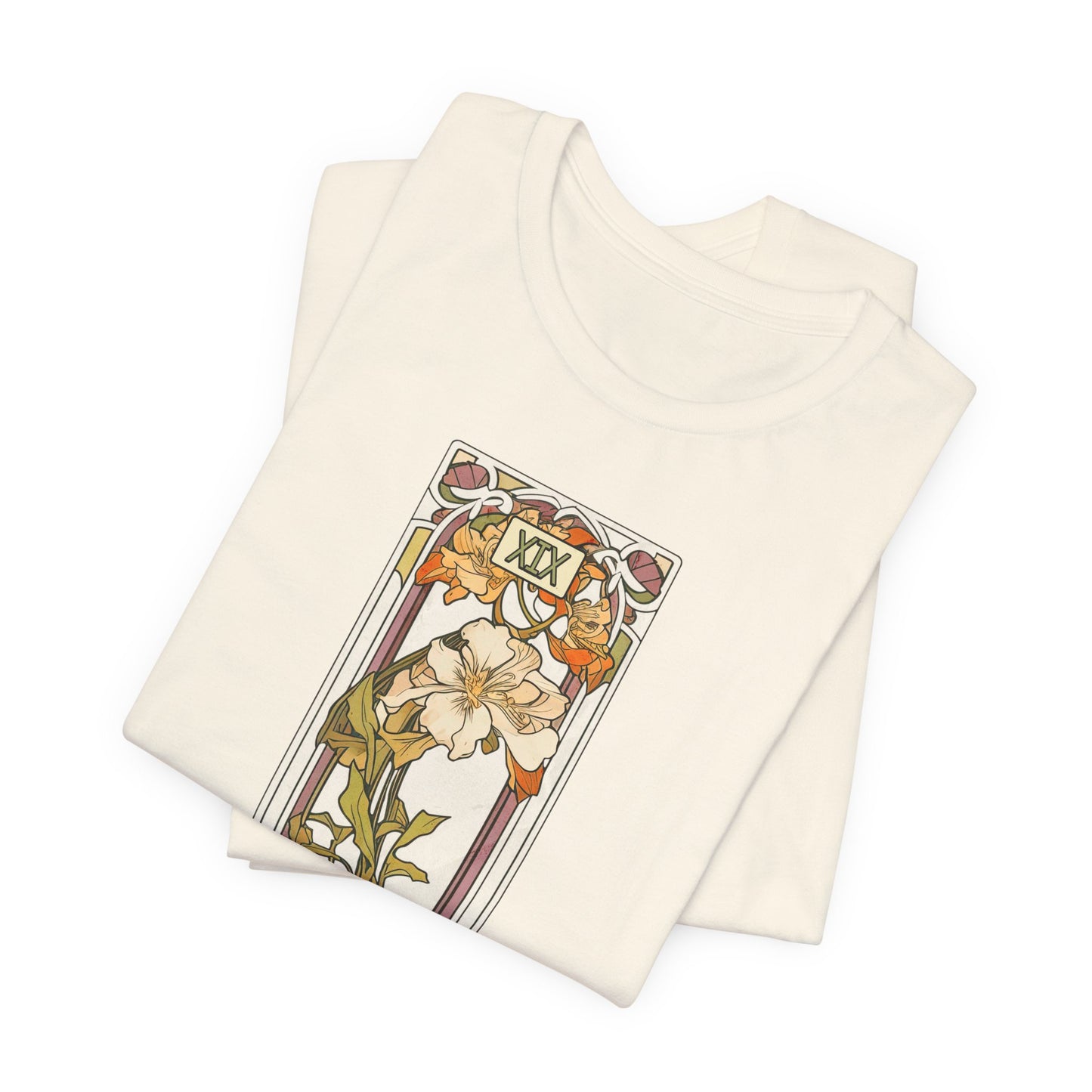 Art Nouveau Floral Tee — Iris Design