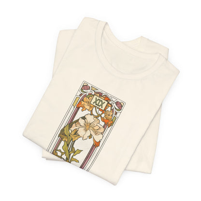 Art Nouveau Floral Tee — Iris Design
