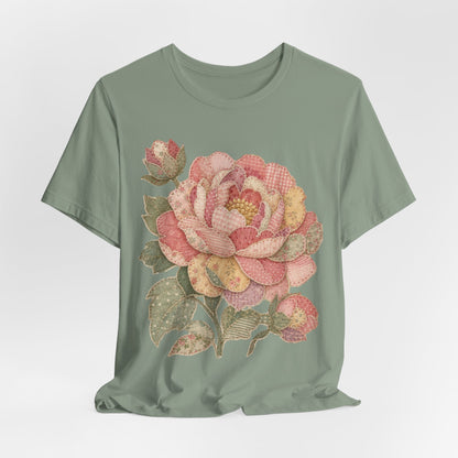 Patchwork Style Peony