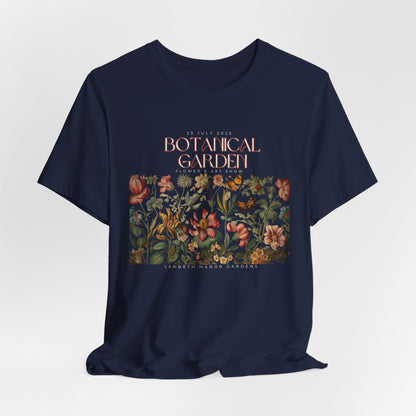 Botanical Garden Floral Tee — Vintage Flower Garden T-Shirt