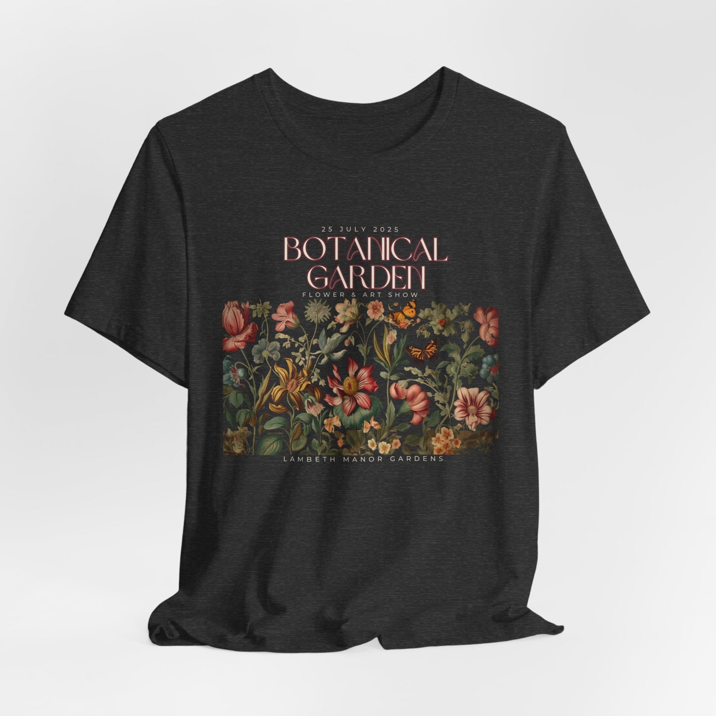 Botanical Garden Floral Tee — Vintage Flower Garden T-Shirt