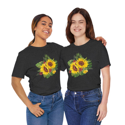 Sunflower Bouquet Tee – Floral Summer Graphic T-Shirt