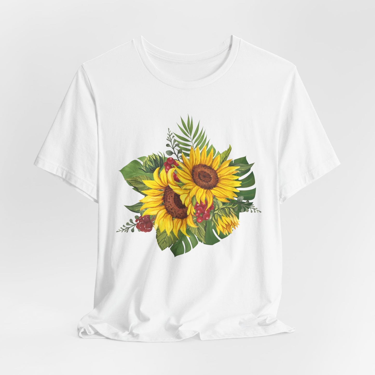 Sunflower Bouquet Tee – Floral Summer Graphic T-Shirt