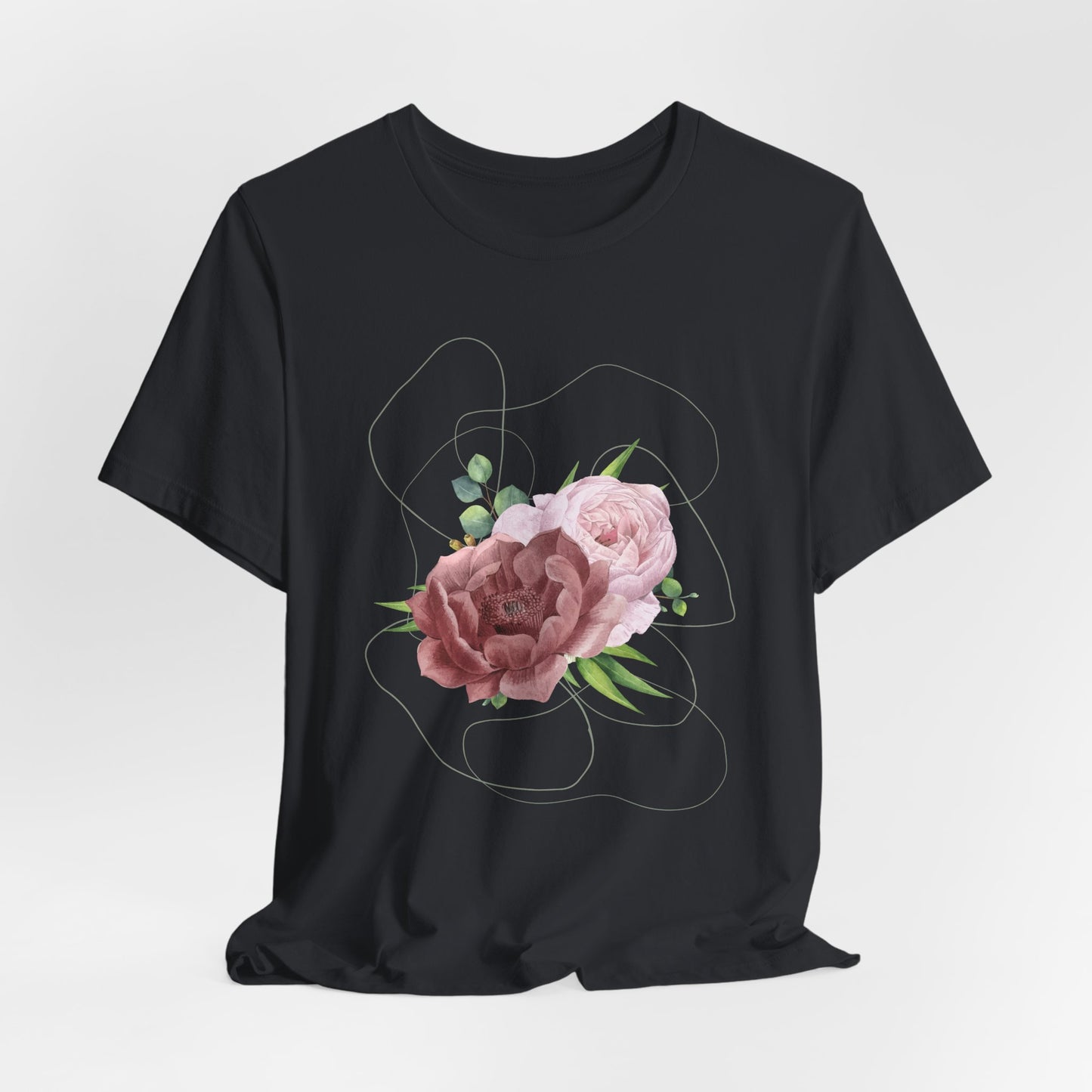 Vintage Floral Bouquet — Elegant Botanical Art Tee