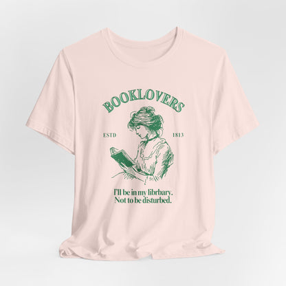 Book Lovers “I’ll Be in My Library” Graphic T-Shirt