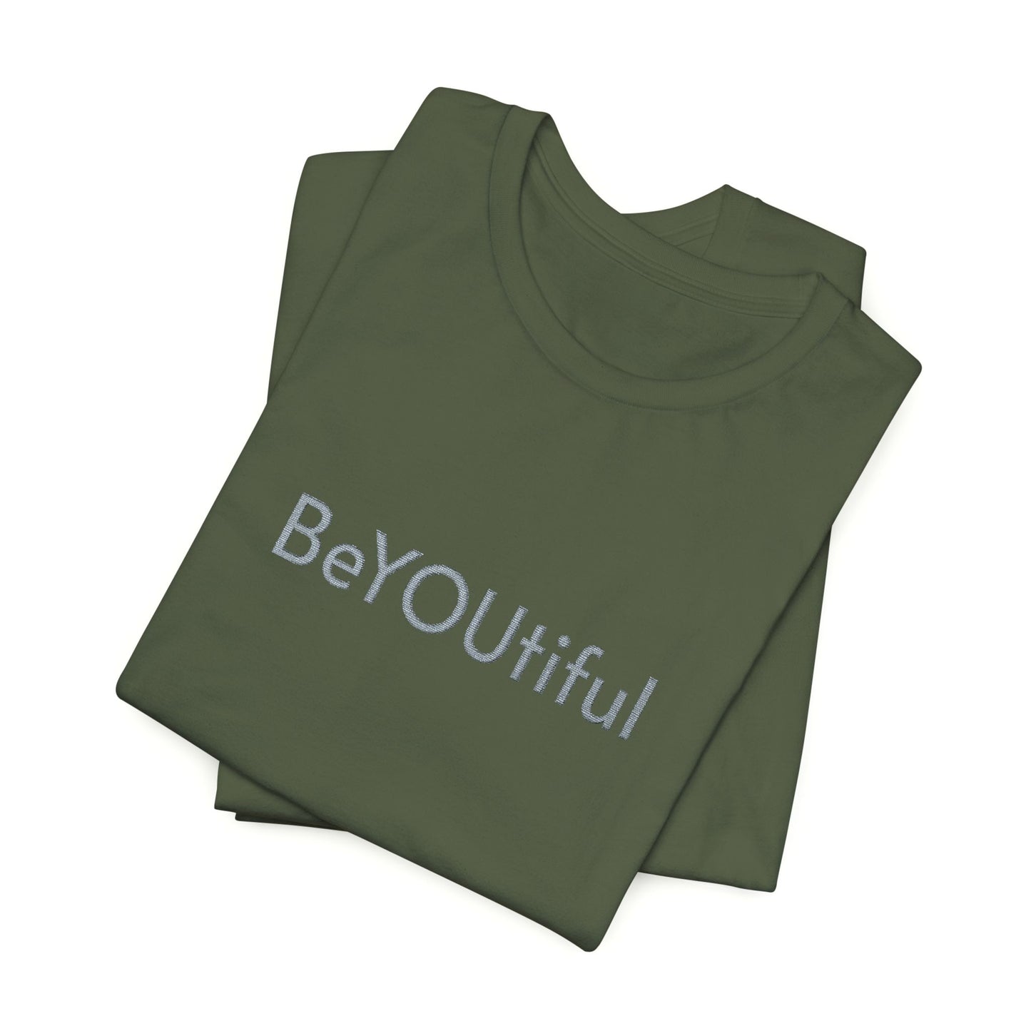 BeYOUtiful Embroidered Affirmation Tee