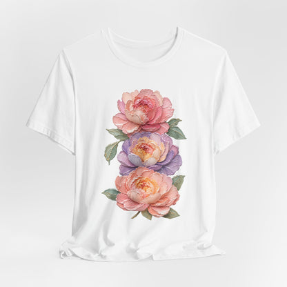 Impasto Style Peony