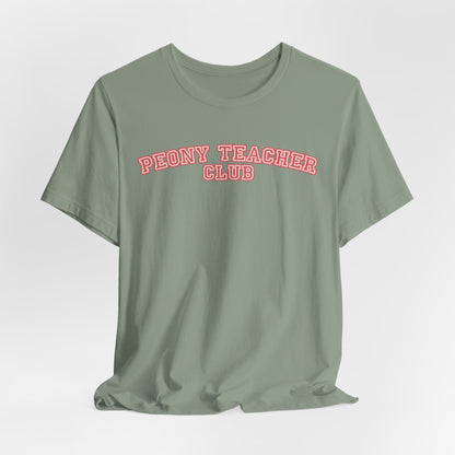 Peony Teacher Club T-Shirt