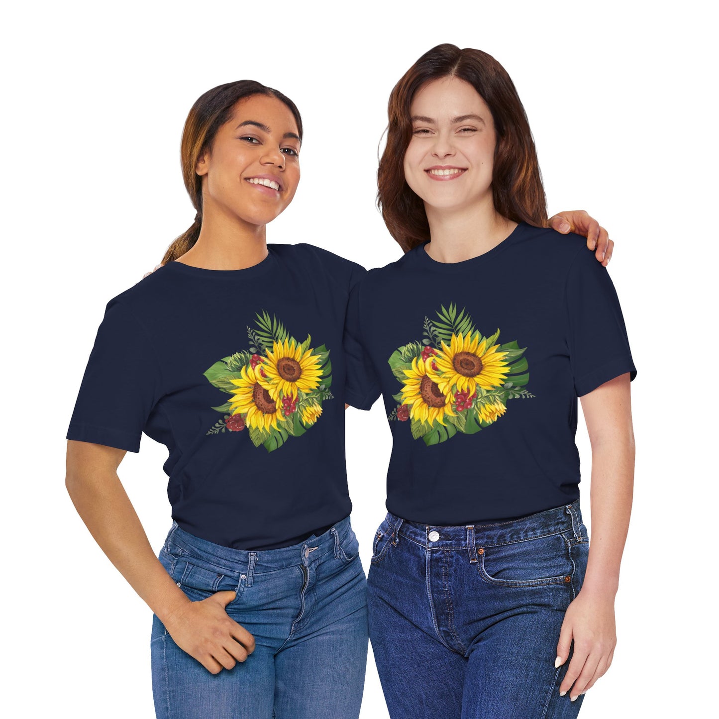 Sunflower Bouquet Tee – Floral Summer Graphic T-Shirt