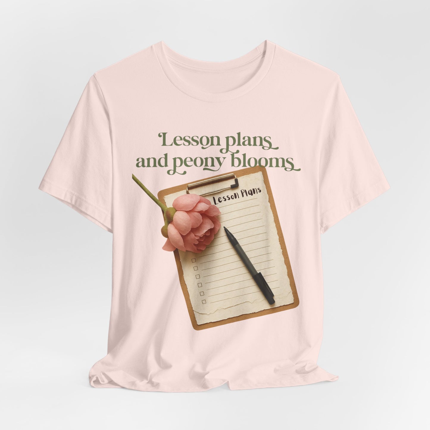 Lesson Plans & Peony Blooms Teacher Tee
