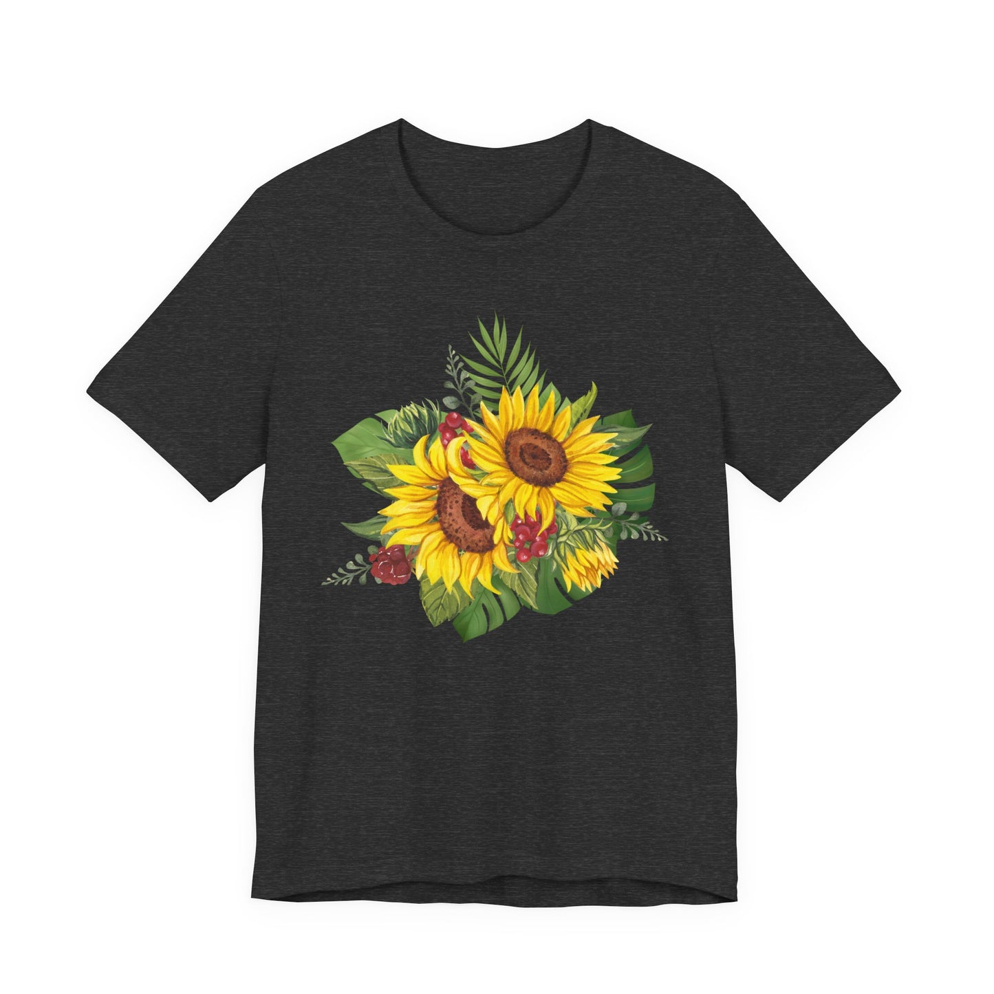 Sunflower Bouquet Tee – Floral Summer Graphic T-Shirt