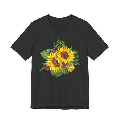 Sunflower Bouquet Tee – Floral Summer Graphic T-Shirt