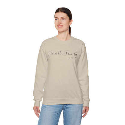 Eternal Family #Goals Sweatshirt – Cozy Faith-Inspired Crewneck