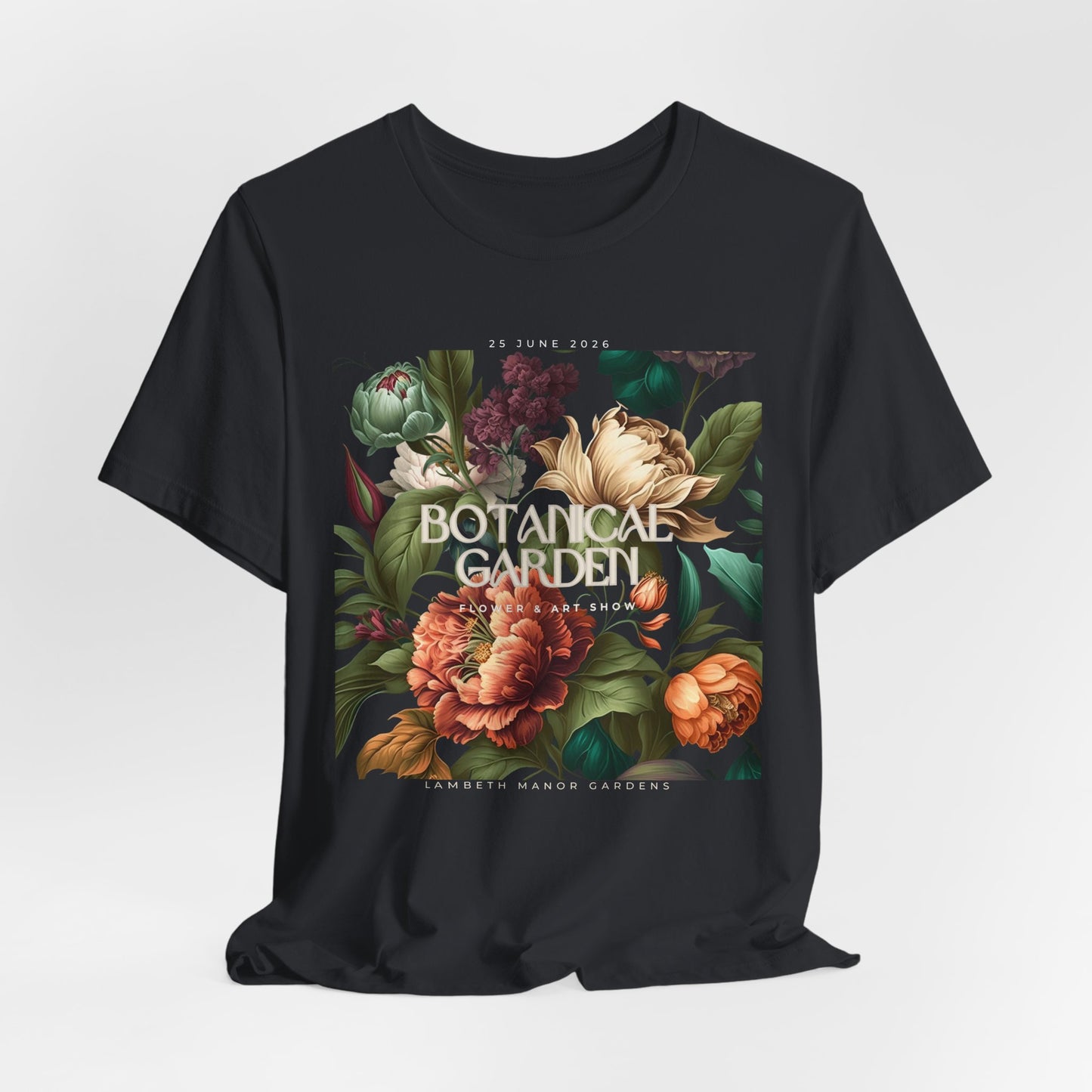 Botanical Garden Floral Tee — Vintage Garden Flowers Shirt