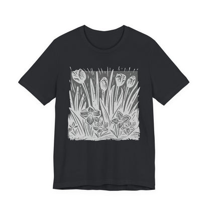 Floral Meadow — Hand-Drawn Garden Tee