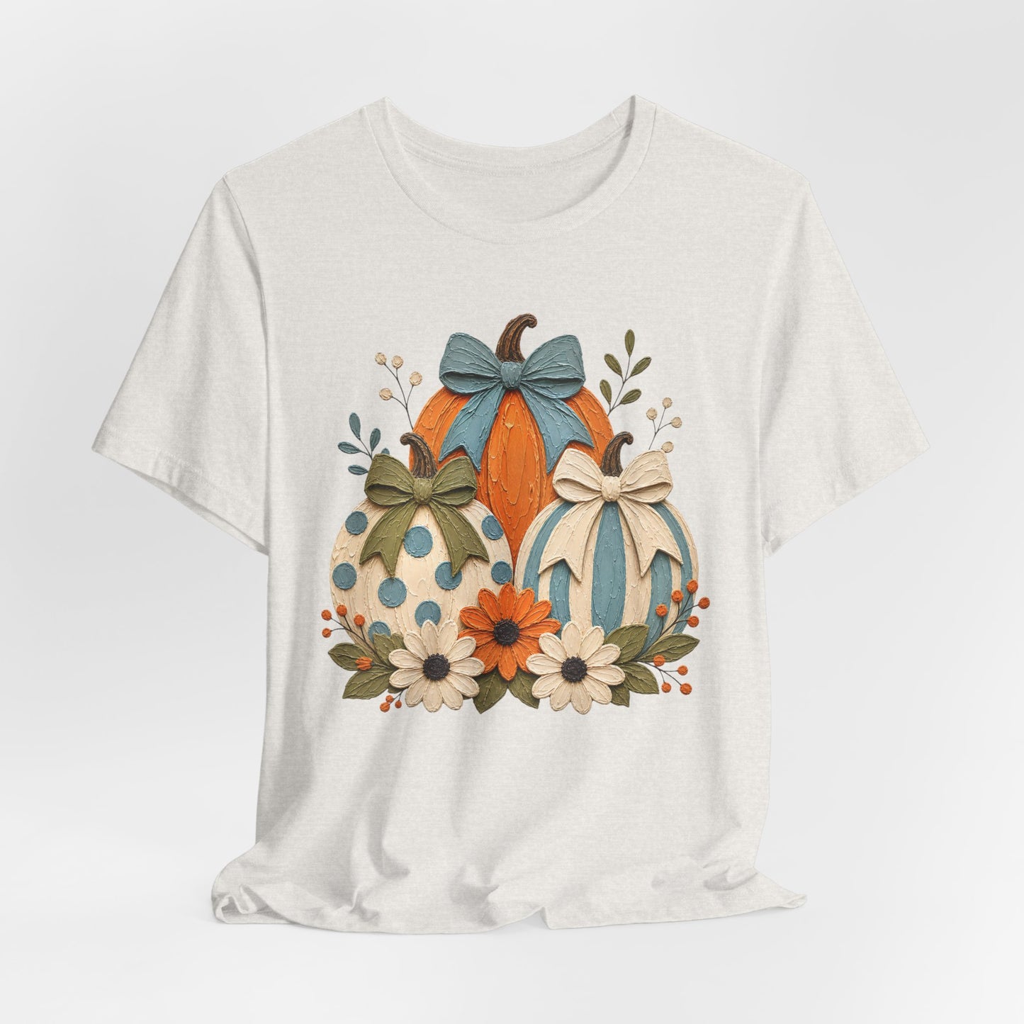 Autumn Pumpkins & Bows Tee