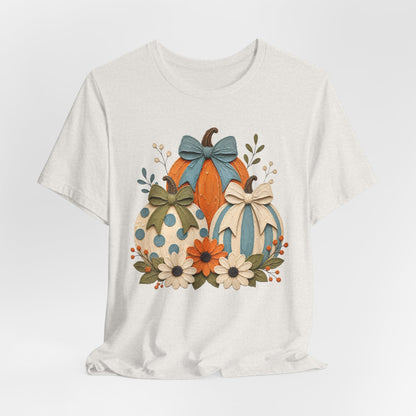 Autumn Pumpkins & Bows Tee