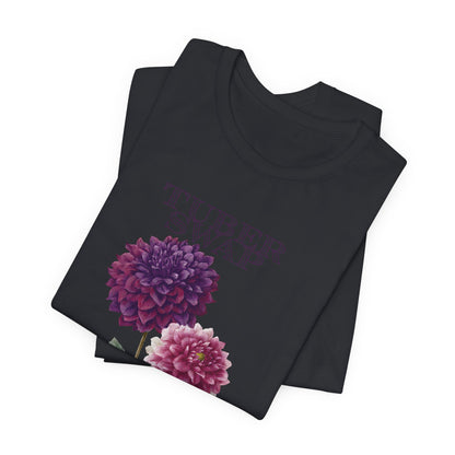 Floral Dahlia Tuber Swap — Vintage Botanical Graphic T-Shirt