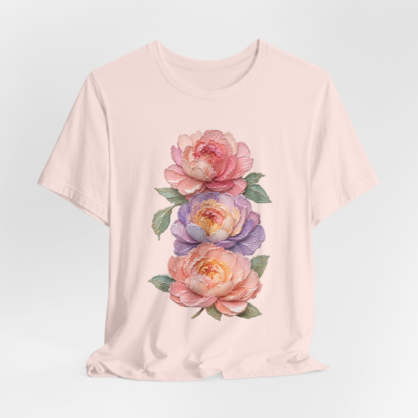Impasto Style Peony