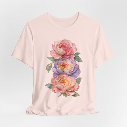 Impasto Style Peony