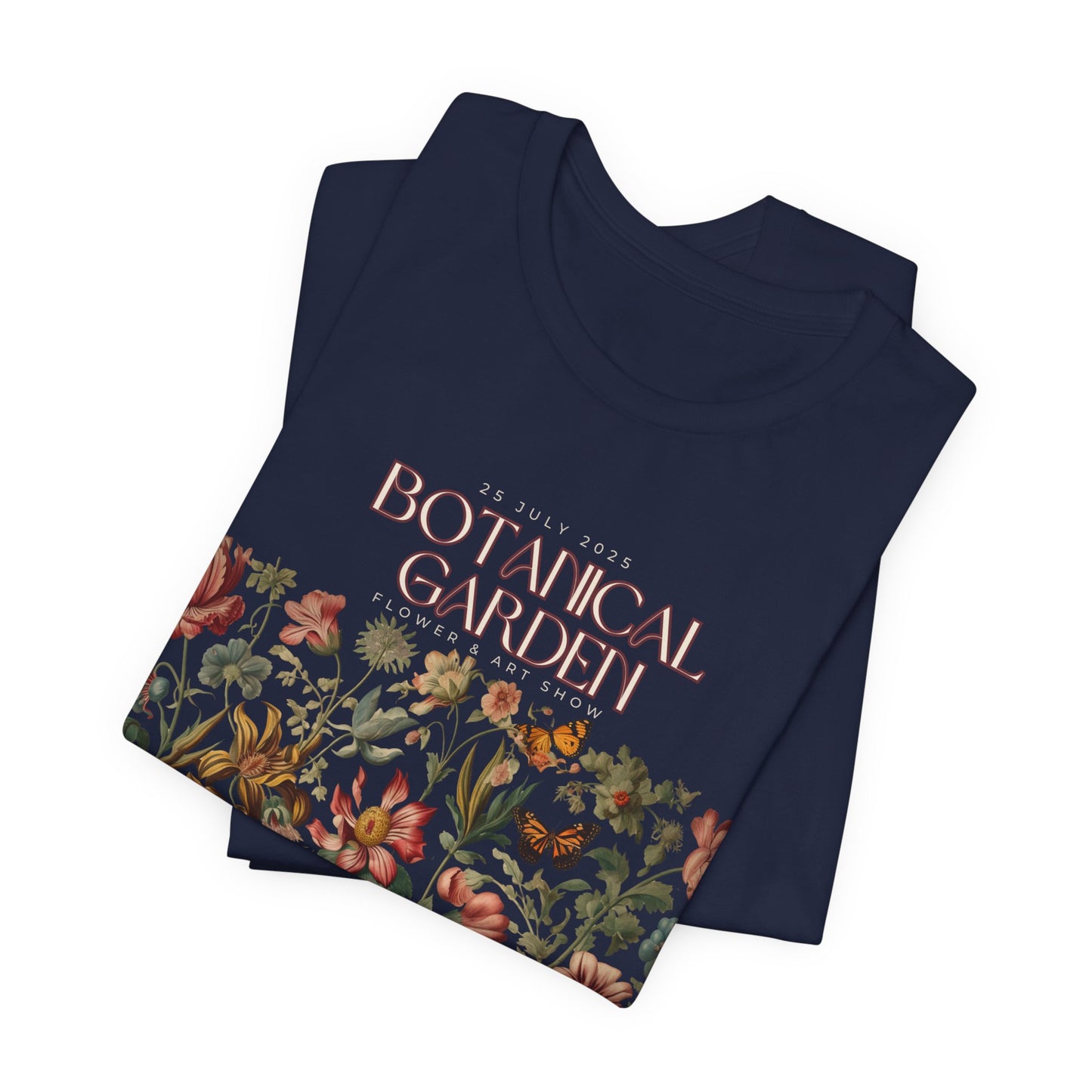 Botanical Garden Floral Tee — Vintage Flower Garden T-Shirt