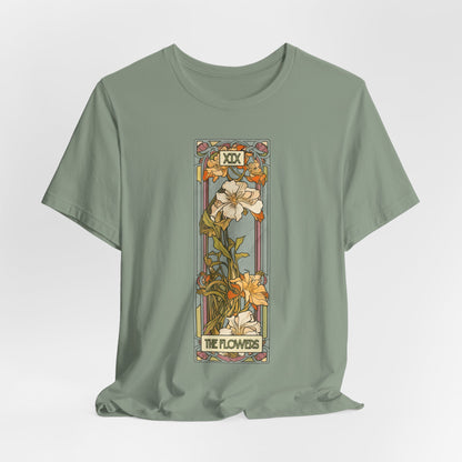 Art Nouveau Floral Tee — Iris Design