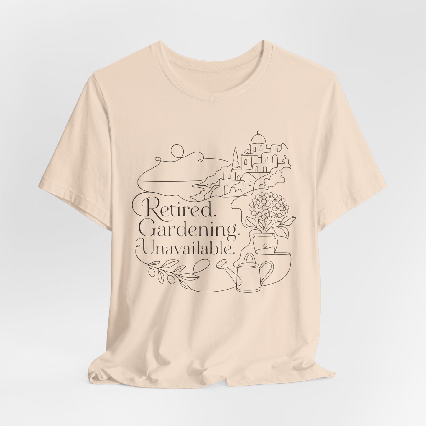 Retired. Gardening. Unavailable