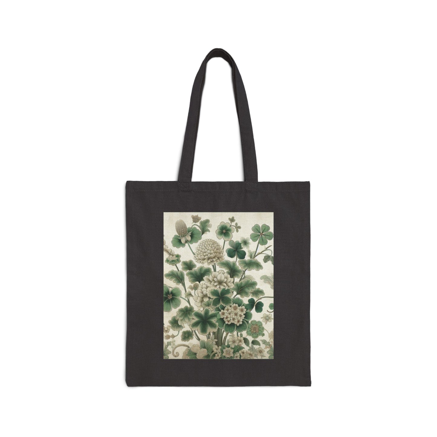 Chinoiserie Clover Botanical Tote Bag