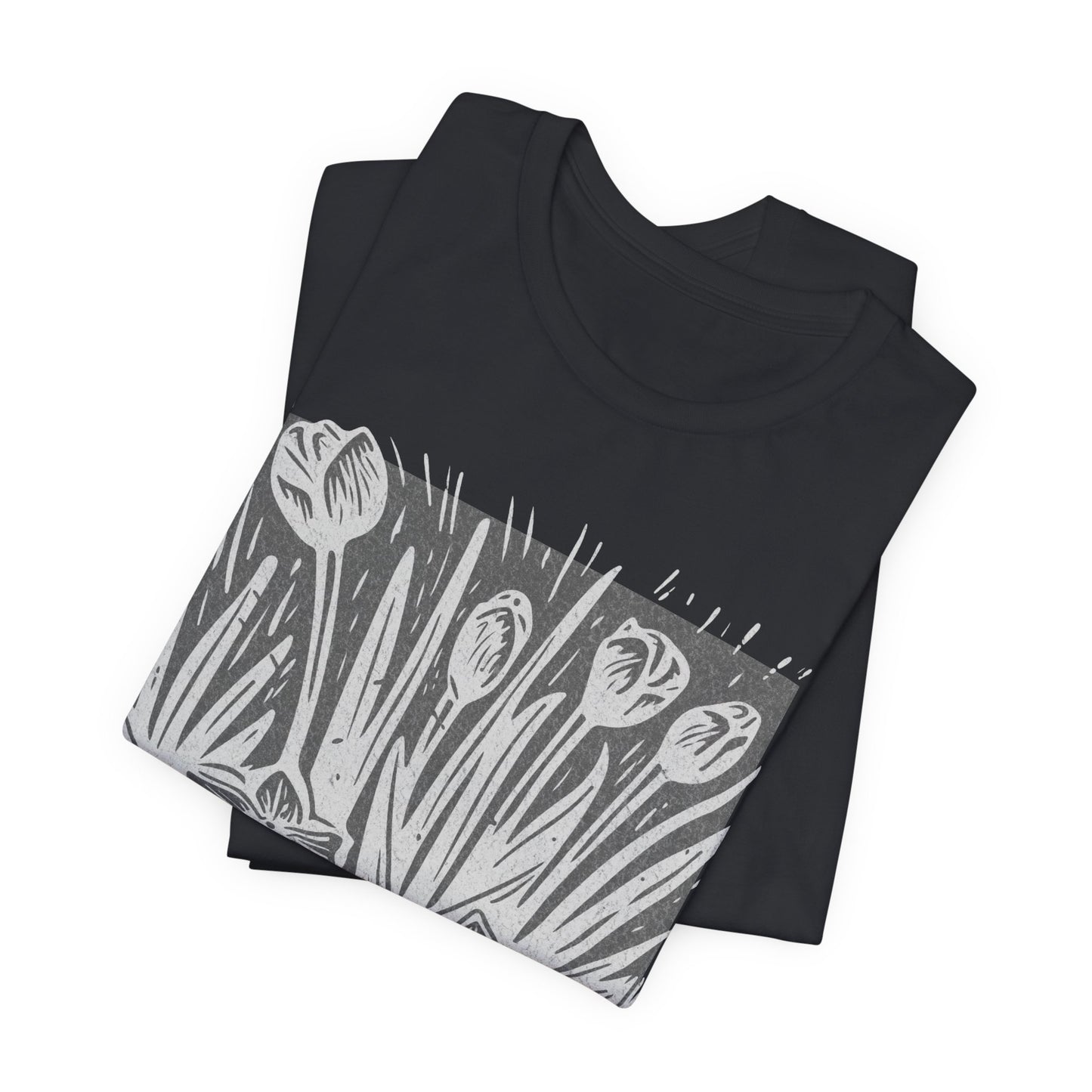 Floral Meadow — Hand-Drawn Garden Tee