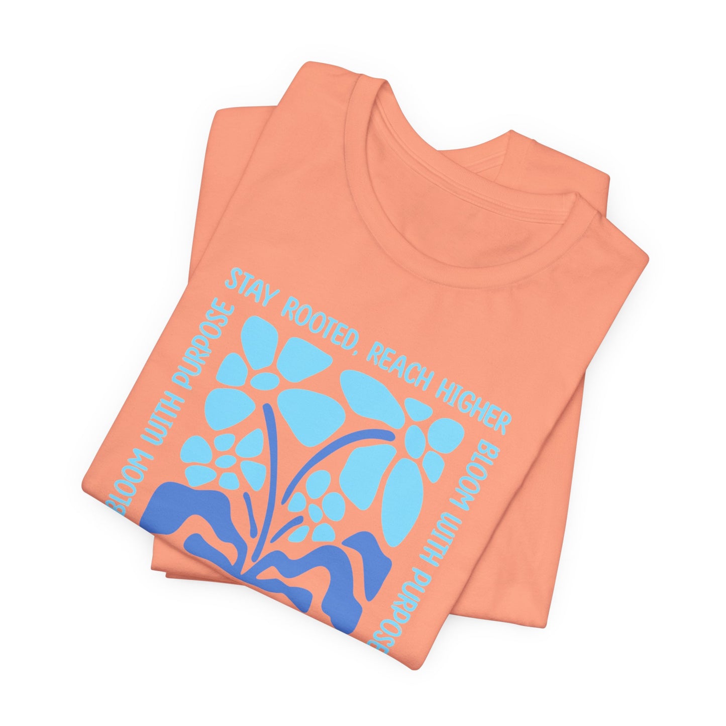 Keep Growing Plant Tee — Inspirational Botanical Graphic T‑Shirt