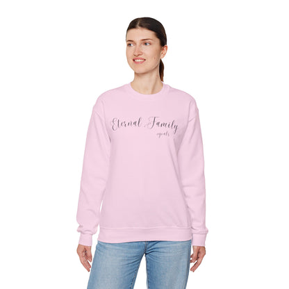 Eternal Family #Goals Sweatshirt – Cozy Faith-Inspired Crewneck