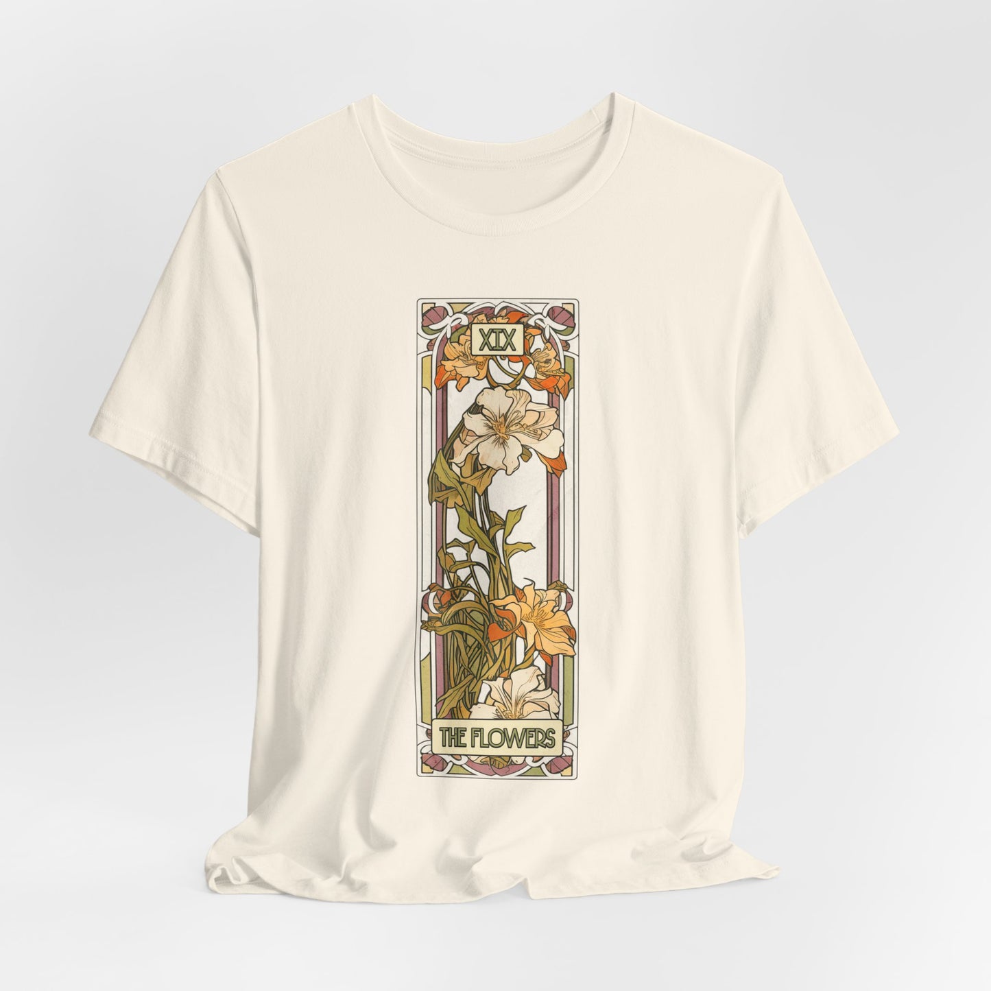 Art Nouveau Floral Tee — Iris Design
