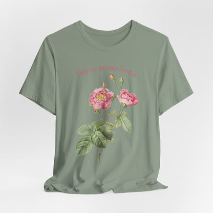 I Left My Peonies For This - Vintage Botanical Peony Gardner T-Shirt