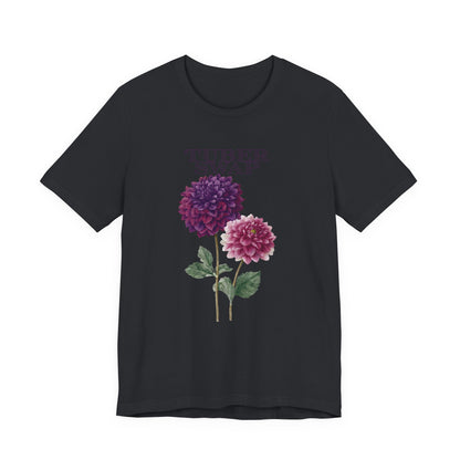 Floral Dahlia Tuber Swap — Vintage Botanical Graphic T-Shirt