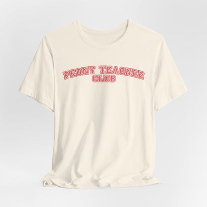 Peony Teacher Club T-Shirt