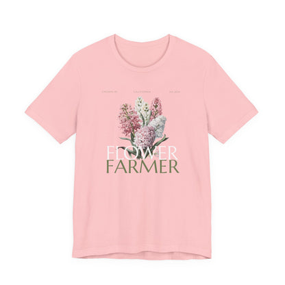 Flower Farmer T‑Shirt — Floral Bouquet Gardening Tee for Women & Men
