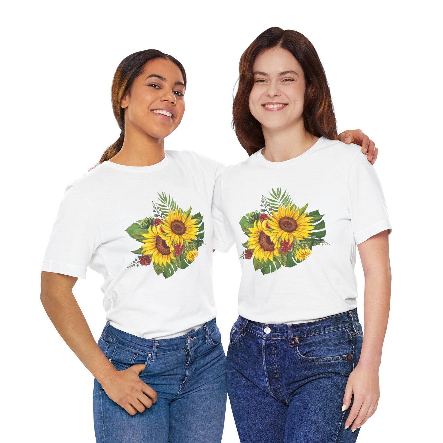 Sunflower Bouquet Tee – Floral Summer Graphic T-Shirt