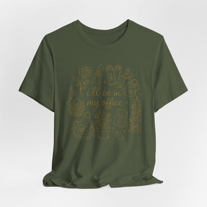I'll Be in My Office Rose Tee