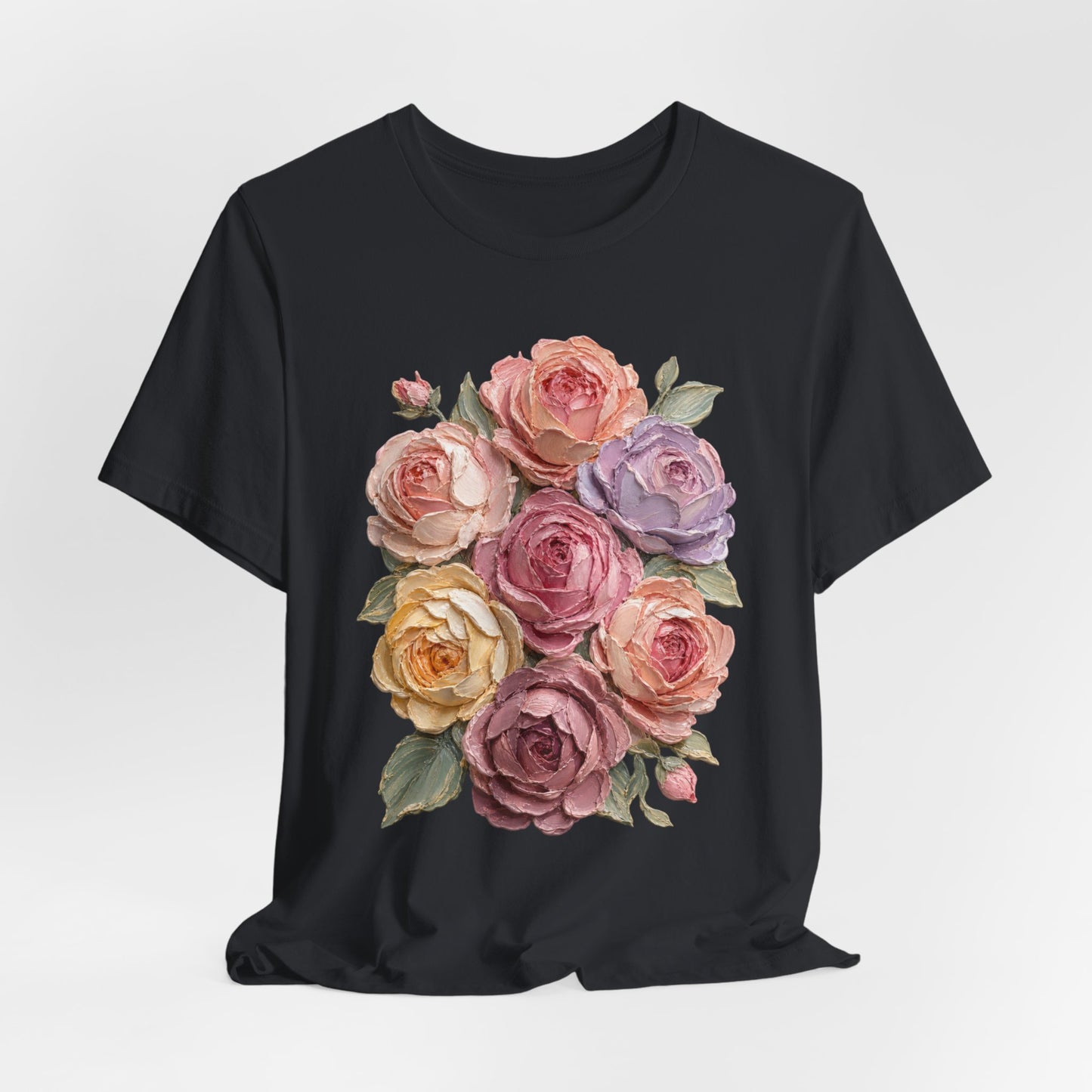 Impasto Rose Bouquet