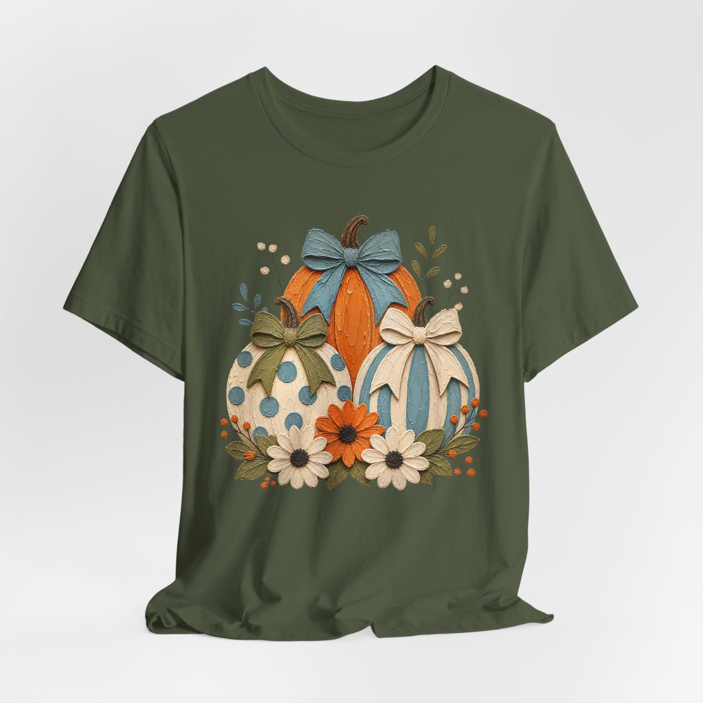 Autumn Pumpkins & Bows Tee